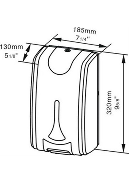 XDQ210K Sensörlü Dezenfektan Verici 304 Paslanmaz 2100 ml fiyatları