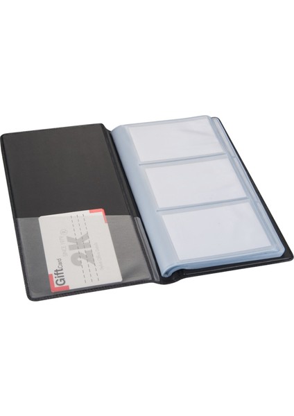 Biala 3 Sıralı 120 Kart Kapasiteli Kartvizitlik 12 x 21 cm Lacivert