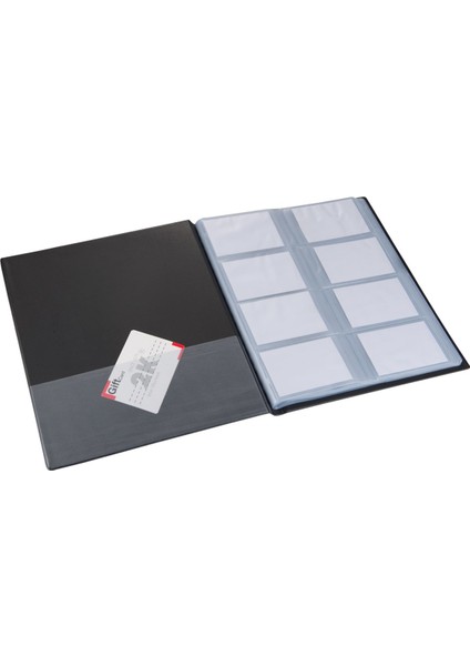 Biala 8 Gözlü 320 Kart Kapasiteli Kartvizitlik 23 x 26,5 cm Siyah fiyatları