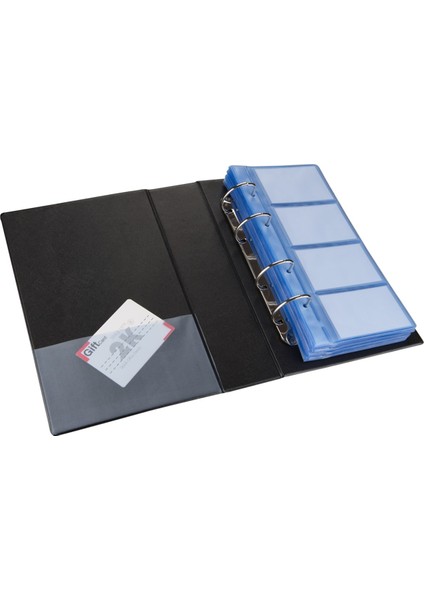 Biala Mekanizmalı 4 Sıralı 400 Kart Kapasiteli Kartvizitlik 16,5 x 26,5 cm Bordo fiyatları