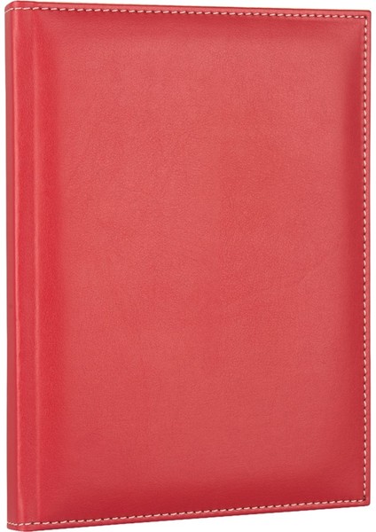 Çizgili Defter Diplomat 17 x 24 cm Kırmızı