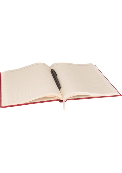Çizgili Defter Diplomat 17 x 24 cm Kırmızı fiyatları