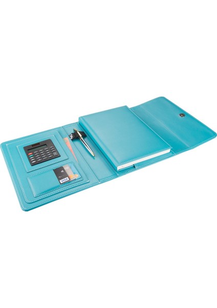 Diplomat Mıknatıs Kapak Organizer Çizgili Defterli 17 x 24 cm Turkuaz fiyatları