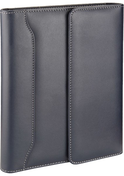 Diplomat Mıknatıs Kapak Organizer Kareli Defterli 17 x 24 cm Lacivert