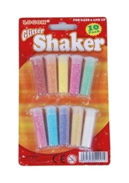 Toz Sim Glitter Shaker 10'lu