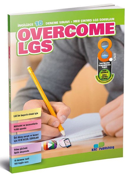 Karaca Yayınevi 8. Sınıf Overcome Lgs (Ingilizce 16 Deneme Sınavı + Meb Lgs Soruları)