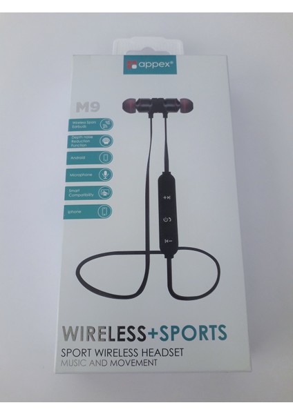 M9 Wireless Sport Bluetooth Kulaklık