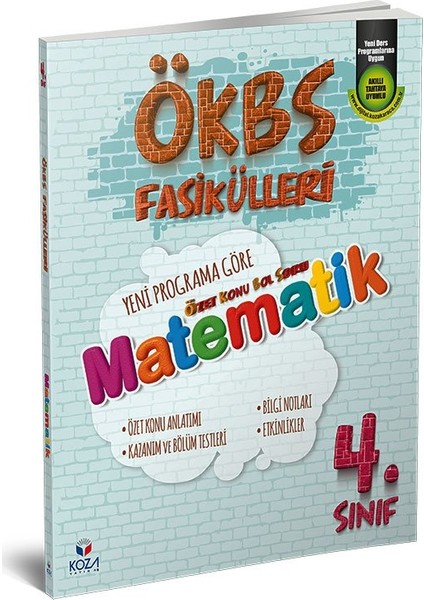 Koza Yayın Dağıtım ÖKBS (Özet Konu Bol Soru) Fasikülleri Matematik 4