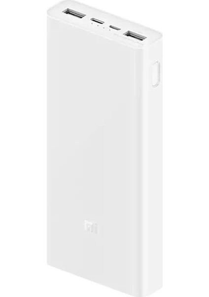 Mi Powerbank 3 20000mAh 18W Hızlı Şarj PLM18ZM Beyaz