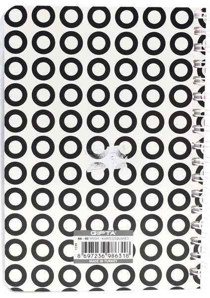 Defter A6 Hope Spr. Karton 80YP. Kar. 1199 Daire Desen fiyatları