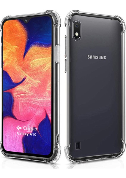 Samsung Galaxy A10 Caseup Titan Crystal Şeffaf Kılıf