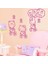 Pembe Hello Kitty Çocuk Odası Duvar Sticker 3