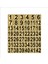 Metal Kapı Masa Dolap Numarası 10 x 10 cm 42'li 1-42 Altın 1