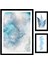 Dokulu Tablo Seti Çerçeveli 3lü Set 75 x 70 cm 1