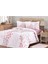 Çift Kişilik Ranforce Nevresim Takımı - Cheerful Pembe 1