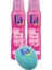 Pınk Passıon Deo Spray 150 ml 2'li Paket + Saç Açıcı Tarak 1