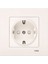 Viko Karre/Meridian Krem Topraklı Priz Ç.K. Mekanizma Çerçeve Hariç 1