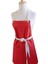 Askılı Önlük Şef Barista Aşçı Kuaför Tattoo Garson Önlüğü Kırmızı 1