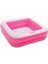 Vardem Mini Kare Şişme Taban Havuz 86 x 86 x 25 cm Pembe 1