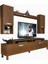 Ekoflex 5da Mdf Krom Ayaklı Tv Ünitesi Tv Sehpası Naturel Ceviz 3