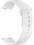 Amazfit Bip Kordon Mat Düz Renkli Silikon Beyaz 1