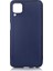 Huawei P40 Lite Kılıf Premier Silikon Esnek Koruma + Nano Glass Lacivert 1