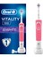 D100 Vitality 3D White Şarjlı Diş Fırçası - Pembe 1