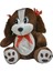 Peluş Papyonlu 30 cm Oturan Köpek 1