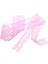 Güpür Dantel Kurdele 4 cm x 1 m Pembe 1