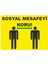 Sosyal Mesafe Sticker - 21015 1