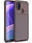 Samsung Galaxy M31 Kılıf Karbon Delüx Tpu Silikon Dlx Kahverengi 1