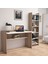 T7020 Mahpeyker Kitaplık ve Çalışma Masası Ceviz Beyaz 1