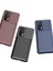 Huawei P40 Kılıf Karbon Desenli Lux Negro Silikon Kahverengi 4