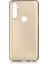 Realme C3 Kılıf Mat Premium Silikon Kılıf + Nano Ekran Koruyucu Gold 1