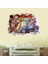 Bebek Çocuk Odası Zootopia 3 Boyutlu Zootropolis Hayvanlar Şehri Duvar Sticker 1