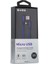Swapp SW-C555 1M 3A Micro Lacivert Kılıflı Metal -L- Kablo 2