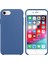 Apple iPhone Se 2020 Kılıf Liquid Lansman Silikon Çini Mavisi 1