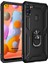 Samsung Galaxy A11 Kılıf Military Ring Holder Siyah 1