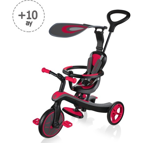 Globber Explorer 4in1 Bisiklet Kırmızı