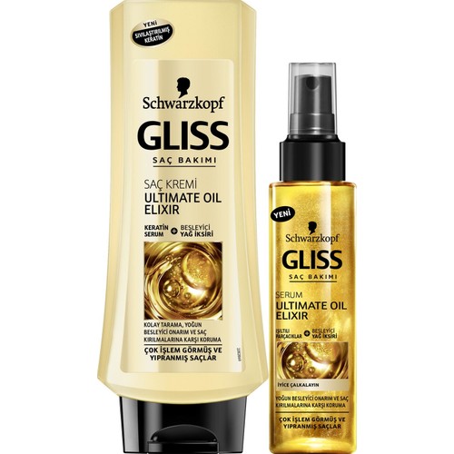 Schwarzkopf Gliss Ultimate Oil Elixir Sac Kremi 360 Ml Fiyati