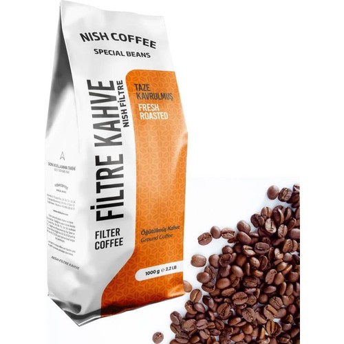 Nish Kahve Filtre Kahve Nish Decaf Kafeinsiz 1 kg Çekirdek Fiyatı