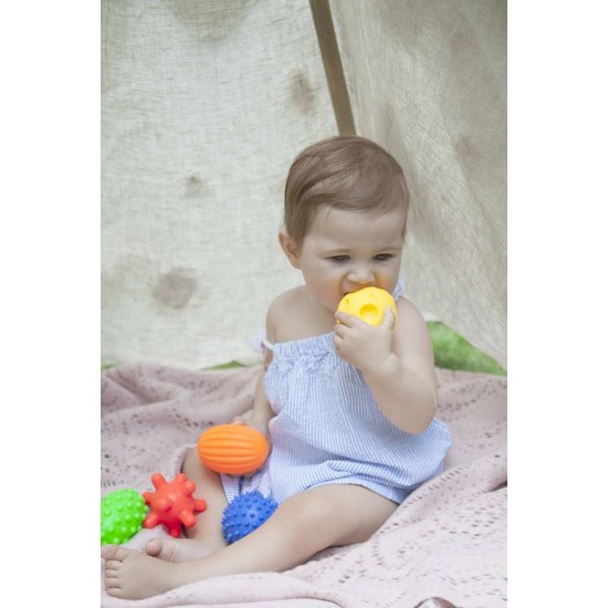 Poema &amp; Rosa Sensory Duyusal Plastik Bebek Topu 5 Adet Fiyatı