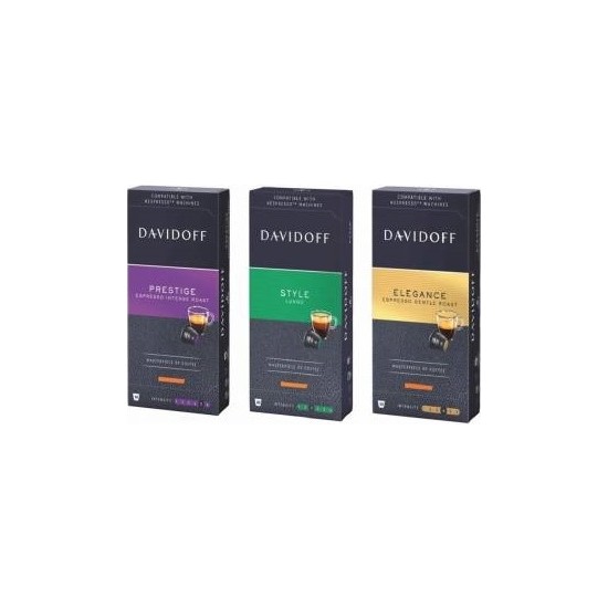 Davidoff Özel Seri Nespresso Uyumlu Kapsül Kahve Seti 3 x 10 Fiyatı