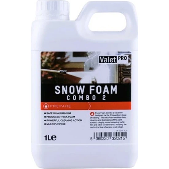Valet Pro Snow Foam Combo 2 Yoğun Yıkama Köpüğü 1 lt