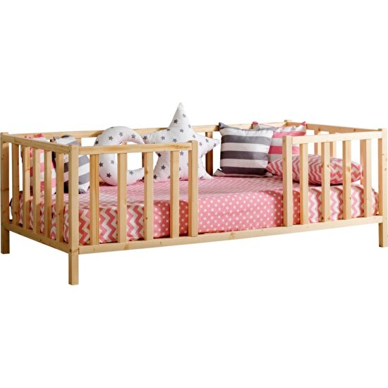 Binoxy Çatısız Montessori Yatak Çocuk Yatağı 90 x 190 Ahşap Fiyatı