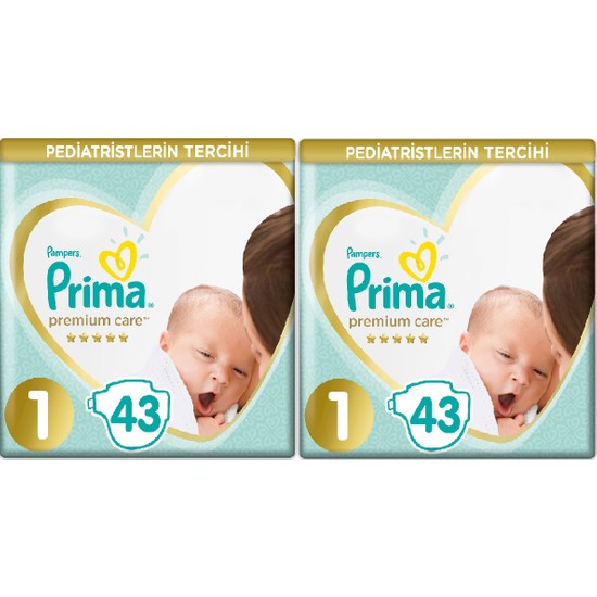 Prima Premium Care 1 Numara 43�lü X 2 86�lı Bebek Bezi Fiyatı