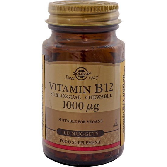 Solgar Vitamin B12 1000 mcg 100 Kapsül