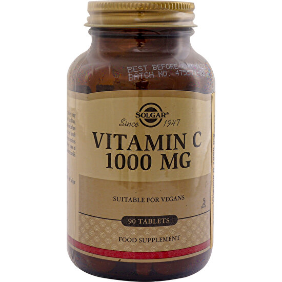 Solgar Vitamin C 
1000 Mg 90 Tablet