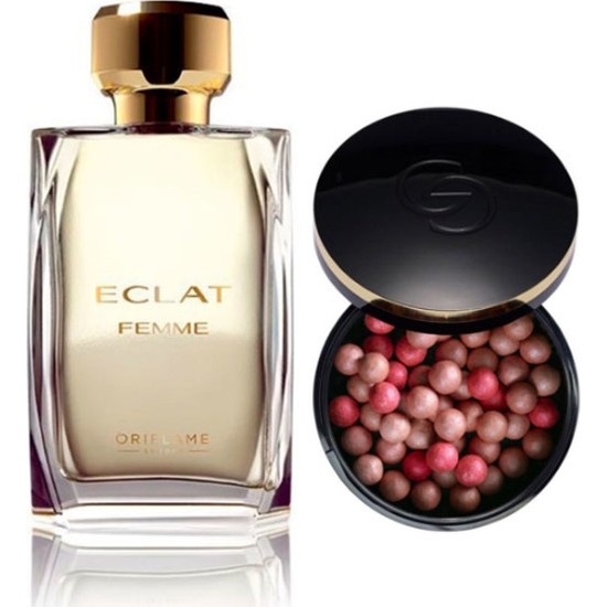 Oriflame Eclat Femme Edt Bayan Parfümü 50 ml + Gold Büyülü Toplar