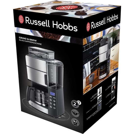 Russell Hobbs 2561056 Grind & Brew Glass Carafe Coffee Make Fiyatı